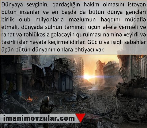 İtirilən mənəvi dəyərlər və dövrümüzün gəncləri