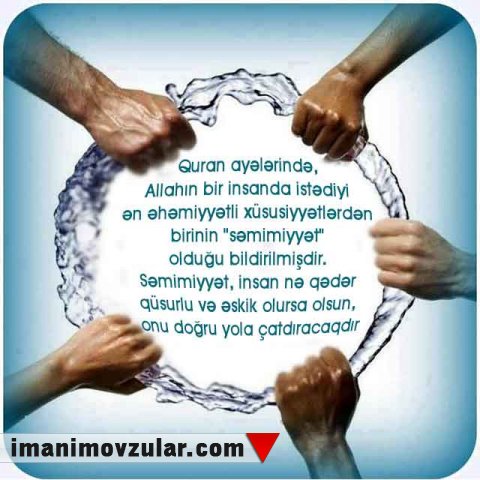 ´´Özündə olanı dəyişdirmək´´ nə deməkdir?  …Bir tayfa özündə bəxş edilən neməti dəyişməyincə, Allah da ona əta etdiyi neməti dəyişən deyildir. Həqiqətən, Allah (hər şeyi) eşidəndir, biləndir!... (Ənfal Surəsi, 53)